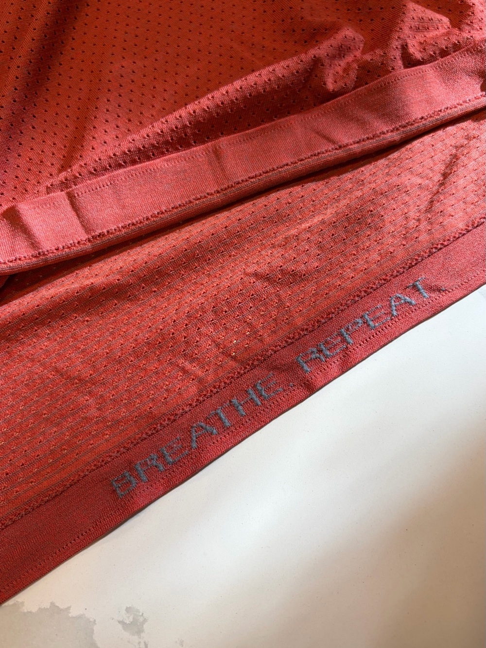 Lululemon Men's Long Sleeve Performance Shirt - Rust Red - Picture 3 of 4